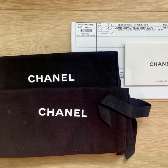 CHANEL WOMEN ESPADRILLES - SIZE 38 - Picture 12 of 13